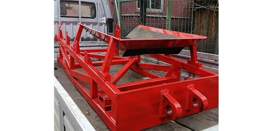 山西皮帶機(jī)配件廠家發(fā)貨現(xiàn)場：唯和達(dá)機(jī)械發(fā)往朔州的機(jī)尾架